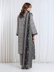 edenrobe Allure Unstitched Printed Khaddar 3Pc Suit EWU6A3-37184