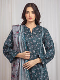 edenrobe Merak Printed Zari Lawn Unstitched 3Pc Suit EWU6M6-002
