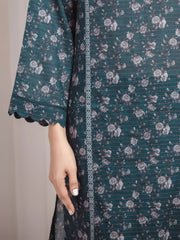 edenrobe Merak Printed Zari Lawn Unstitched 3Pc Suit EWU6M6-002