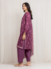 edenrobe Merak Printed Zari Lawn Unstitched 3Pc Suit EWU6M6-003