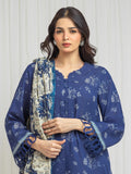 edenrobe Merak Printed Zari Lawn Unstitched 3Pc Suit EWU6M6-006