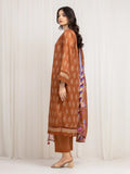 edenrobe Merak Printed Zari Lawn Unstitched 3Pc Suit EWU6M6-007