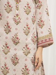 edenrobe Merak Printed Zari Lawn Unstitched 3Pc Suit EWU6M6-010
