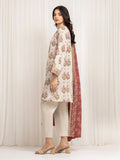 edenrobe Merak Printed Zari Lawn Unstitched 3Pc Suit EWU6M6-010