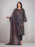 edenrobe Merak Printed Zari Lawn Unstitched 3Pc Suit EWU6M6-011
