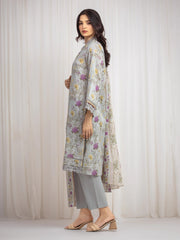 edenrobe Merak Printed Zari Lawn Unstitched 3Pc Suit EWU6M6-016