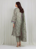 edenrobe Merak Printed Zari Lawn Unstitched 3Pc Suit EWU6M6-017