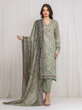 edenrobe Merak Printed Zari Lawn Unstitched 3Pc Suit EWU6M6-017
