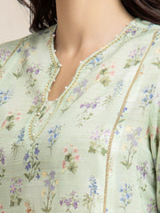 edenrobe Merak Printed Zari Lawn Unstitched 3Pc Suit EWU6M6-019