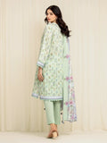 edenrobe Merak Printed Zari Lawn Unstitched 3Pc Suit EWU6M6-019