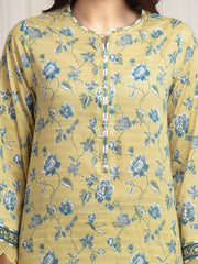 edenrobe Merak Printed Zari Lawn Unstitched 3Pc Suit EWU6M6-028