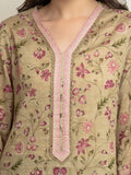 edenrobe Merak Printed Zari Lawn Unstitched 3Pc Suit EWU6M6-033