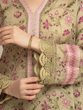 edenrobe Merak Printed Zari Lawn Unstitched 3Pc Suit EWU6M6-033
