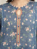 edenrobe Merak Printed Zari Lawn Unstitched 3Pc Suit EWU6M6-036