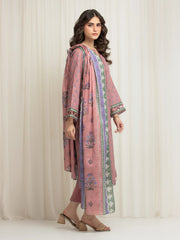 edenrobe Merak Printed Zari Lawn Unstitched 3Pc Suit EWU6M6-041