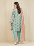 edenrobe Merak Printed Zari Lawn Unstitched 3Pc Suit EWU6M6-042
