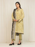 edenrobe Merak Printed Zari Lawn Unstitched 3Pc Suit EWU6M6-044