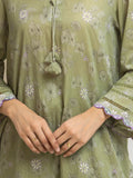 edenrobe Merak Printed Zari Lawn Unstitched 3Pc Suit EWU6M6-047