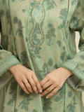 edenrobe Merak Printed Zari Lawn Unstitched 3Pc Suit EWU6M6-050