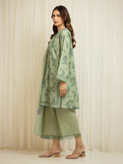 edenrobe Merak Printed Zari Lawn Unstitched 3Pc Suit EWU6M6-050