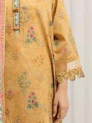 edenrobe Merak Printed Zari Lawn Unstitched 3Pc Suit EWU6M6-053