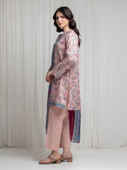 edenrobe Merak Printed Zari Lawn Unstitched 3Pc Suit EWU6M6-056