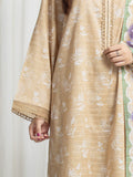 edenrobe Merak Printed Zari Lawn Unstitched 3Pc Suit EWU6M6-057