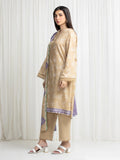 edenrobe Merak Printed Zari Lawn Unstitched 3Pc Suit EWU6M6-057
