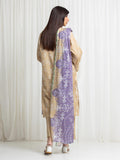 edenrobe Merak Printed Zari Lawn Unstitched 3Pc Suit EWU6M6-057