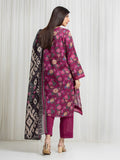 edenrobe Merak Printed Zari Lawn Unstitched 3Pc Suit EWU6M6-058