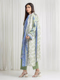 edenrobe Merak Printed Zari Lawn Unstitched 3Pc Suit EWU6M6-060