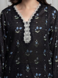 edenrobe Merak Printed Zari Lawn Unstitched 3Pc Suit EWU6M6-061