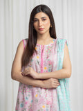 edenrobe Merak Printed Zari Lawn Unstitched 3Pc Suit EWU6M6-062