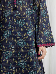 edenrobe Merak Printed Zari Lawn Unstitched 3Pc Suit EWU6M6-065