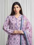 edenrobe Merak Printed Zari Lawn Unstitched 3Pc Suit EWU6M6-067
