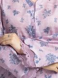 edenrobe Merak Printed Zari Lawn Unstitched 3Pc Suit EWU6M6-067