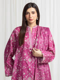 edenrobe Merak Printed Zari Lawn Unstitched 3Pc Suit EWU6M6-070