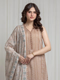 edenrobe Merak Printed Zari Lawn Unstitched 3Pc Suit EWU6M6-080