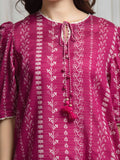 edenrobe Merak Printed Zari Lawn Unstitched 3Pc Suit EWU6M6-081