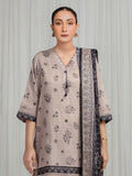 edenrobe Merak Printed Zari Lawn Unstitched 3Pc Suit EWU6M6-084