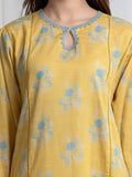 edenrobe Merak Printed Zari Lawn Unstitched 3Pc Suit EWU6M6-088