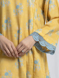 edenrobe Merak Printed Zari Lawn Unstitched 3Pc Suit EWU6M6-088