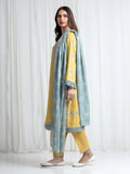 edenrobe Merak Printed Zari Lawn Unstitched 3Pc Suit EWU6M6-088