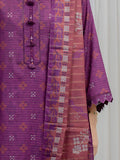 edenrobe Merak Printed Zari Lawn Unstitched 3Pc Suit EWU6M6-089