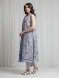 edenrobe Merak Printed Zari Lawn Unstitched 3Pc Suit EWU6M6-091