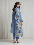 edenrobe Merak Printed Zari Lawn Unstitched 3Pc Suit EWU6M6-092
