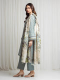 edenrobe Merak Printed Zari Lawn Unstitched 3Pc Suit EWU6M6-093