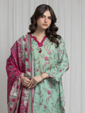 edenrobe Merak Printed Zari Lawn Unstitched 3Pc Suit EWU6M6-096