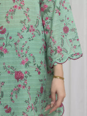 edenrobe Merak Printed Zari Lawn Unstitched 3Pc Suit EWU6M6-096