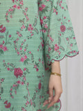 edenrobe Merak Printed Zari Lawn Unstitched 3Pc Suit EWU6M6-096